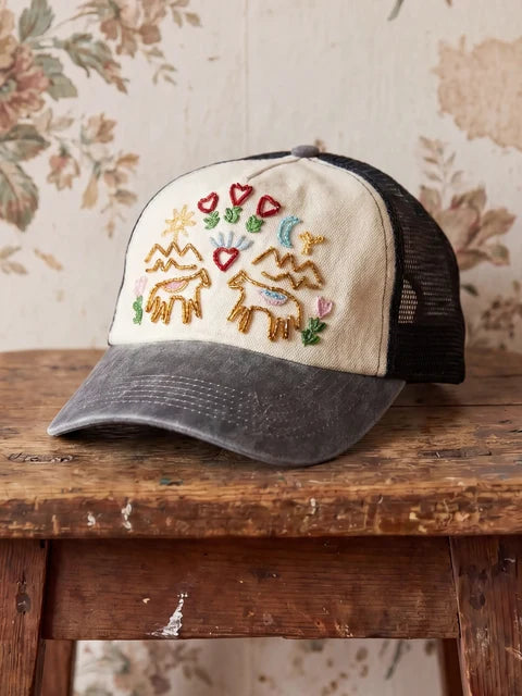 Beaded Trucker Hat