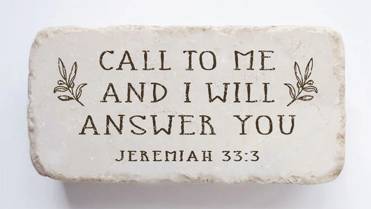 Half Block | Jeremiah 33:3