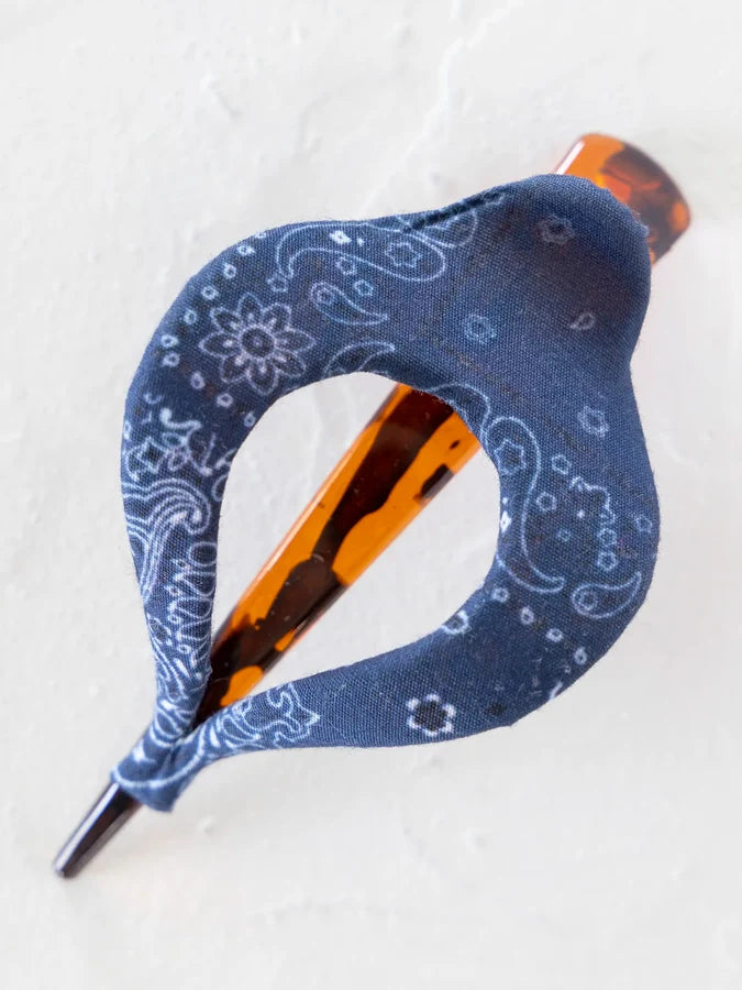 Boho Clip | Indigo Bandana