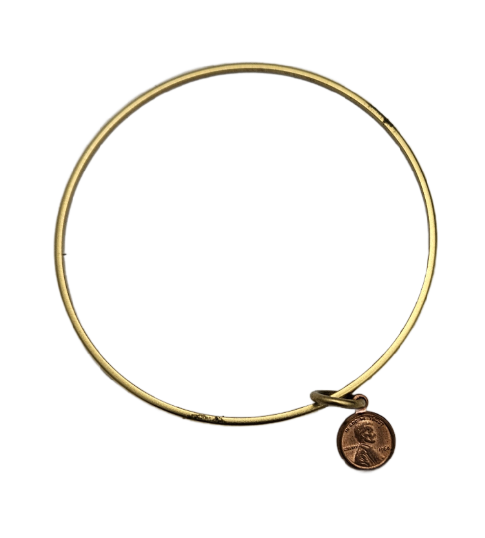 Gold Charm Bangles