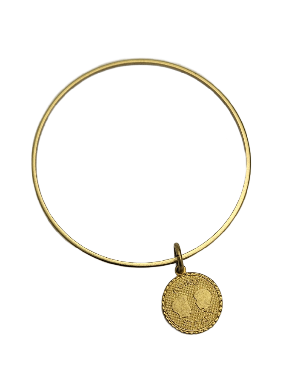 Gold Charm Bangles