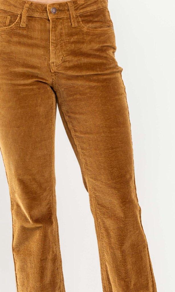 Mid-Rise | Bootcut | Camel Corduroy Pants