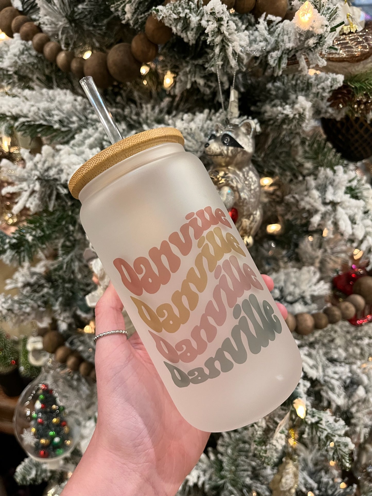 Frosted Hometown Tumbler