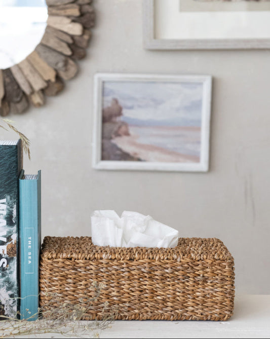 Seagrass Tissue Box Cover