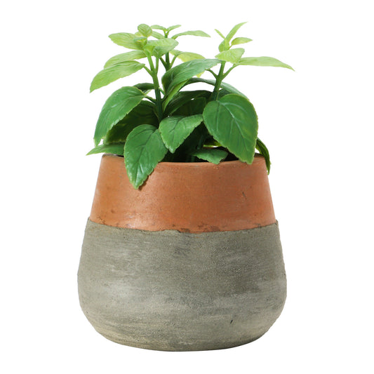 2-Toned Terra Cotta Planter