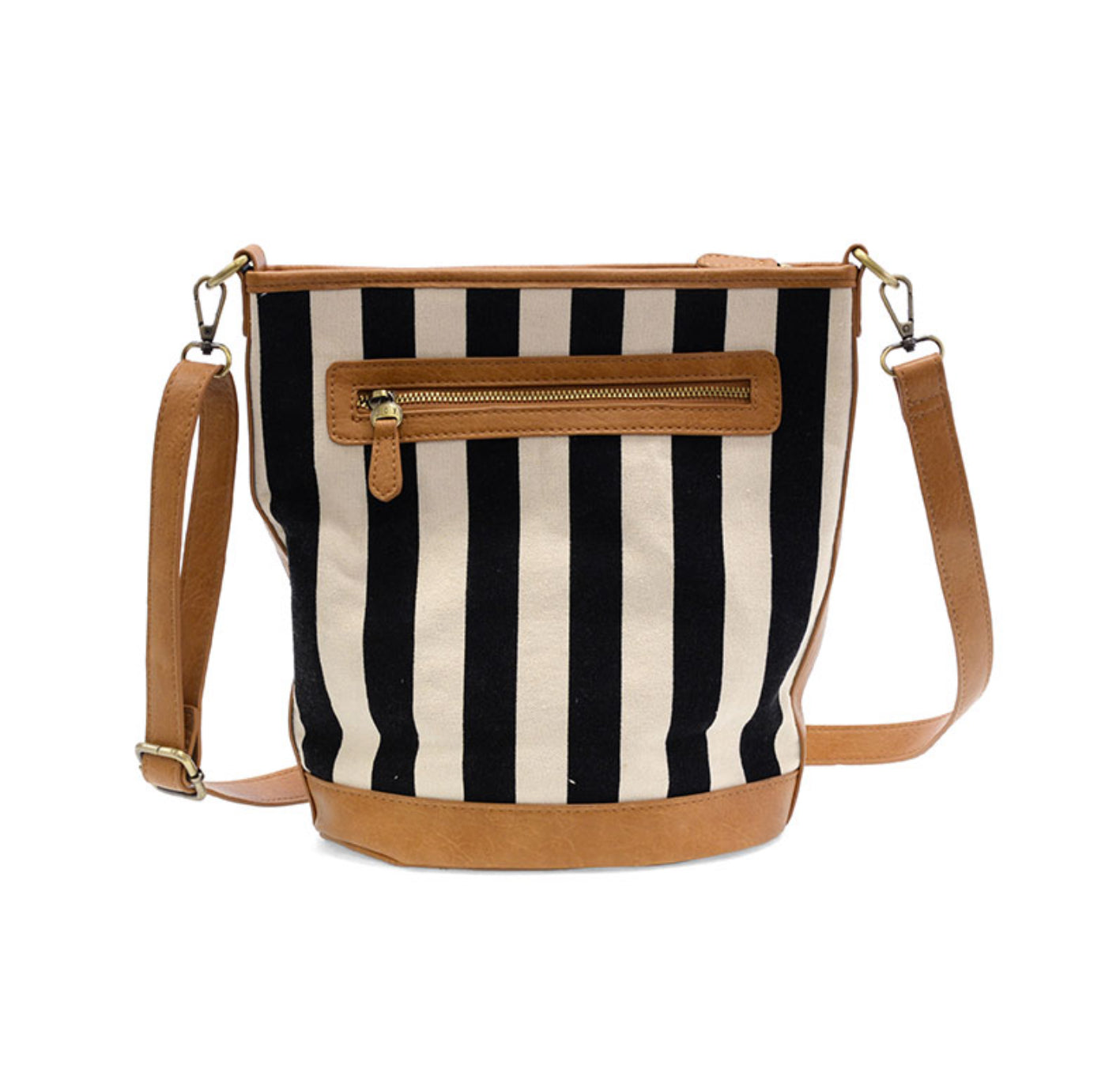 Awning Stripe Bucket Canvas Bag