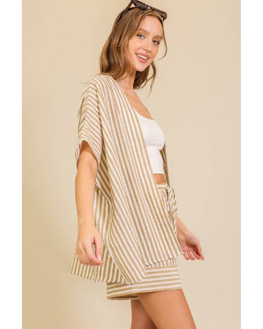 Striped Kimono