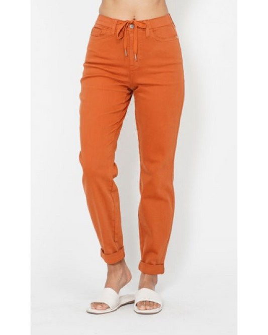 High Waist | Jogger | Auburn Orange