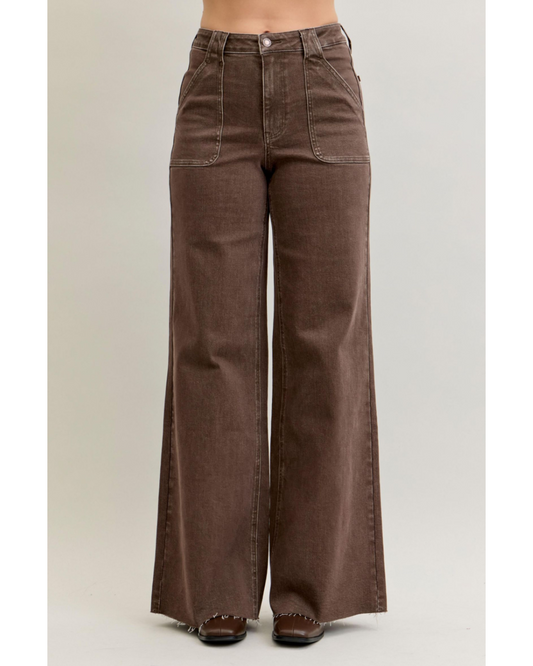 High Waist | Wide Leg | Patch Pockets
