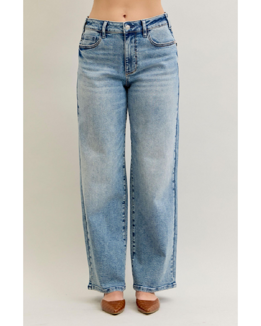 High Waist | Wilhemina | Light Vintage Wash Jeans