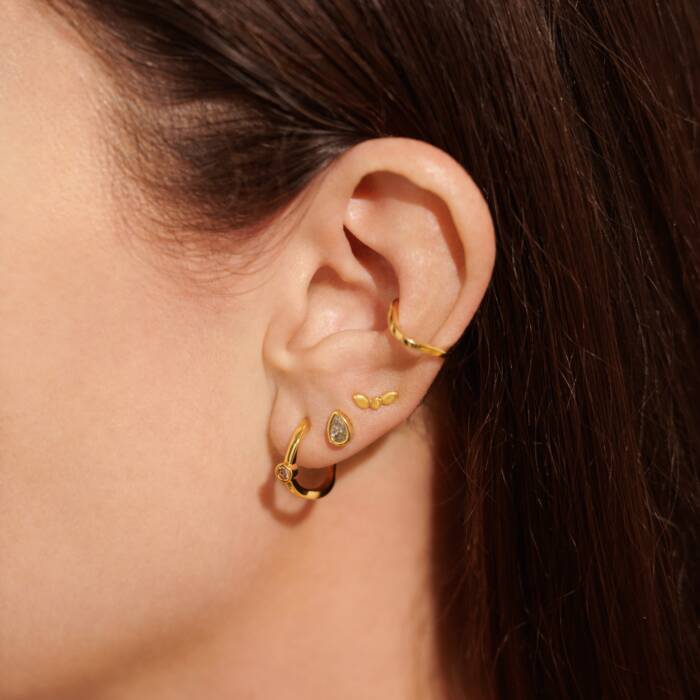 Stacks Of Style Organic Shape Earrings Set