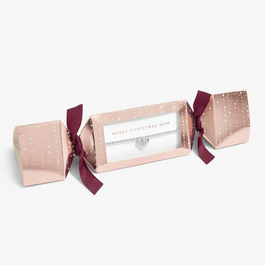 Christmas Gift Box 'Merry Christmas Mom' Bracelet