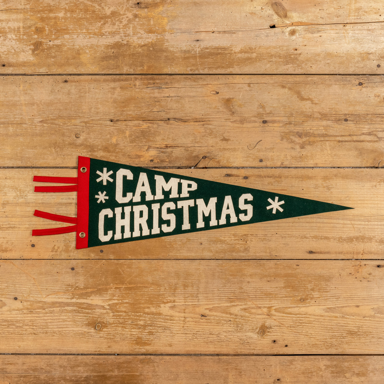 27” Camp Christmas Pennant