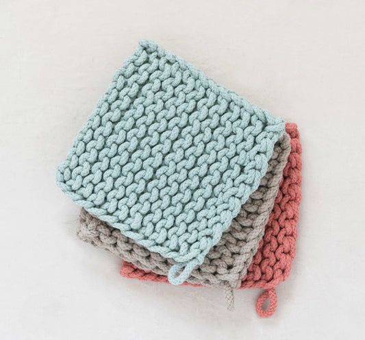 Cotton Crocheted Pot Holder