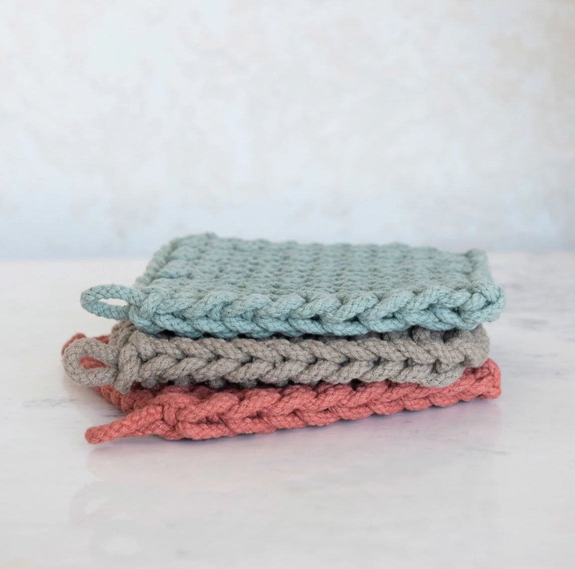 Cotton Crocheted Pot Holder