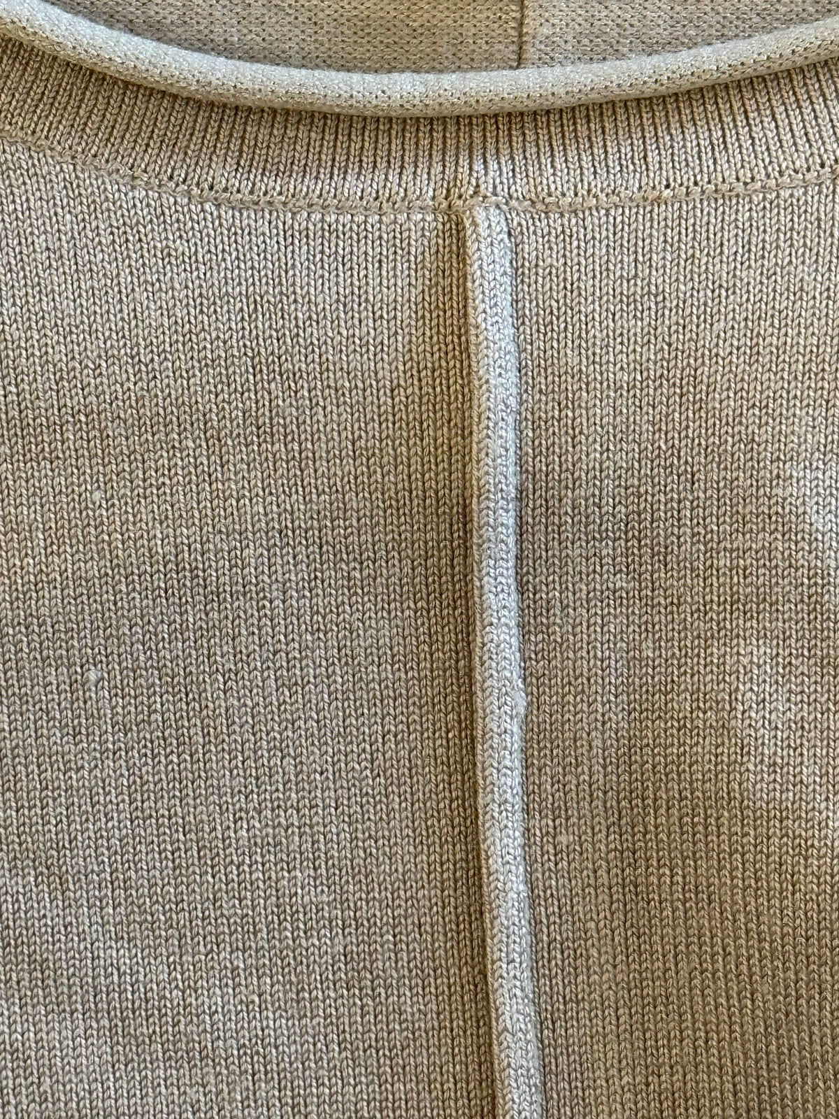Rollneck Seamed Pullover Sweater