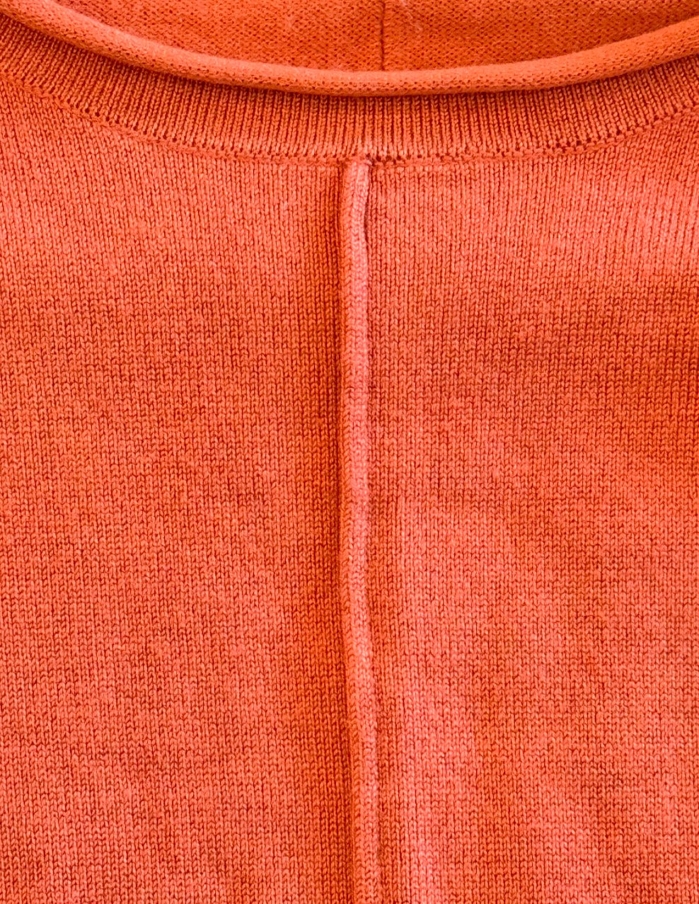 Rollneck Seamed Pullover Sweater