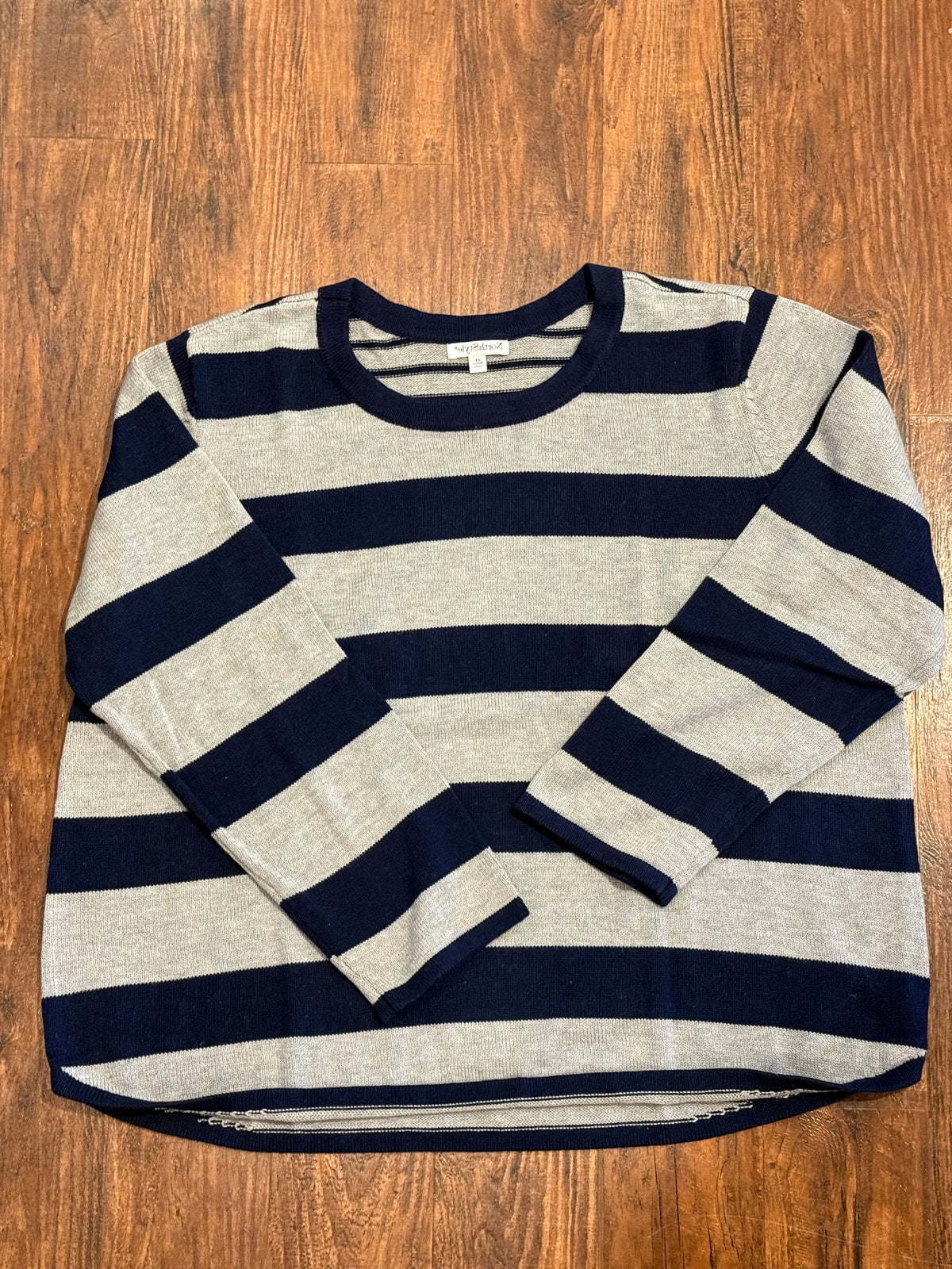 Multi Stripe Cotton Sweater