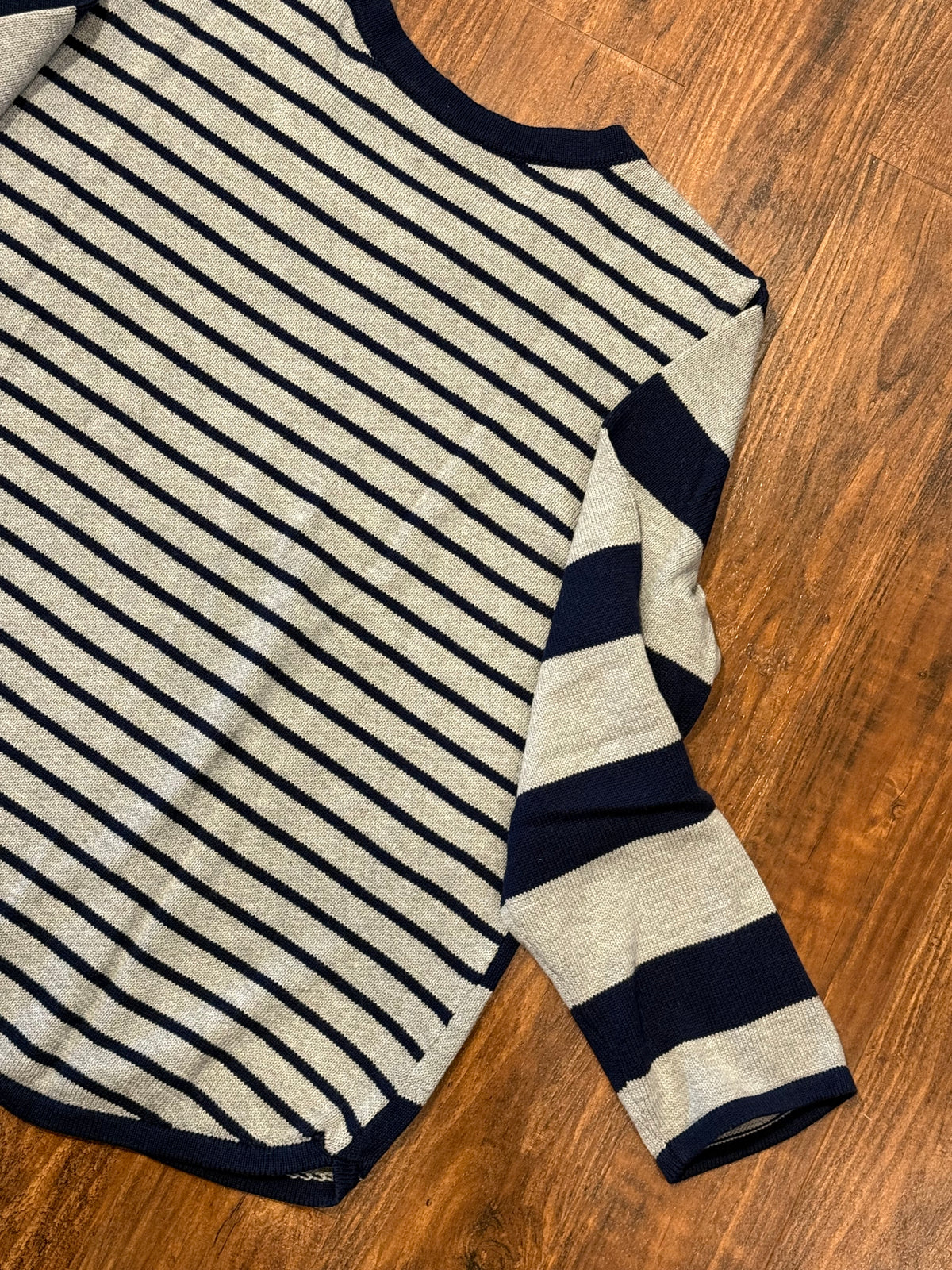 Multi Stripe Cotton Sweater