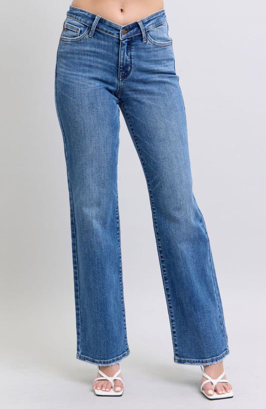 High Waist | Straight | Vintage V-Front Jeans