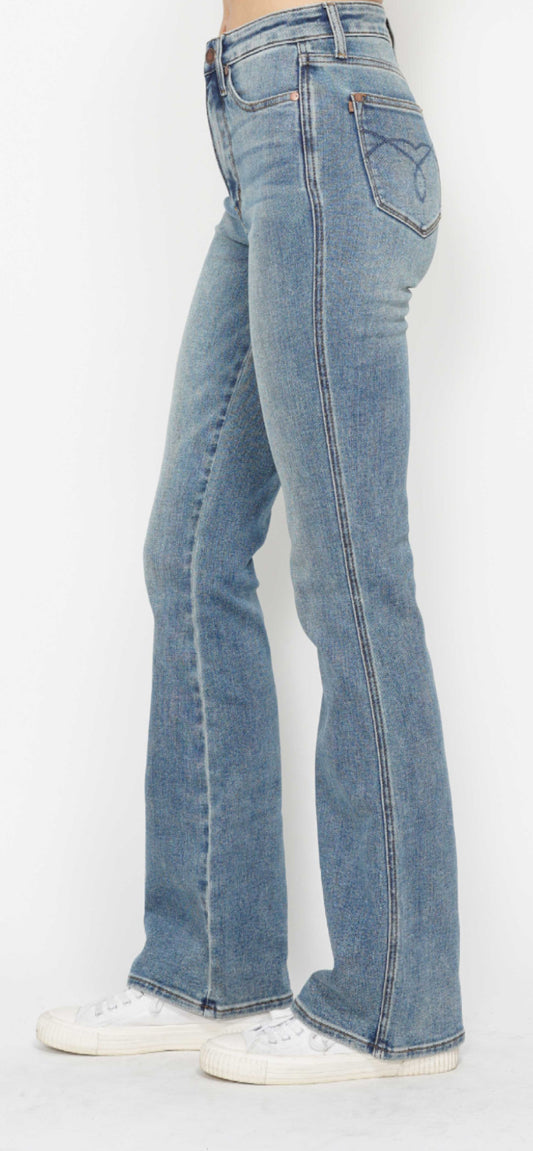 High Waist | Bootcut | 3 Inseam Tummy Control Jeans