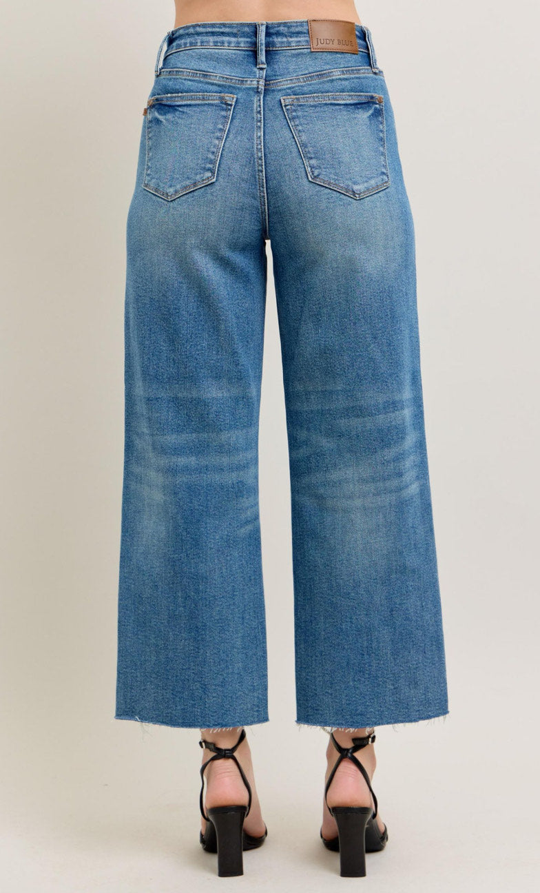 High Waist | Wide Crop | Rigid Magic Jeans