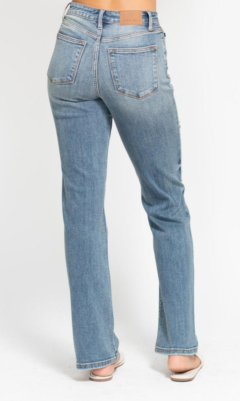 High Waist | Dad Jean | Destroyed Detail Jeans