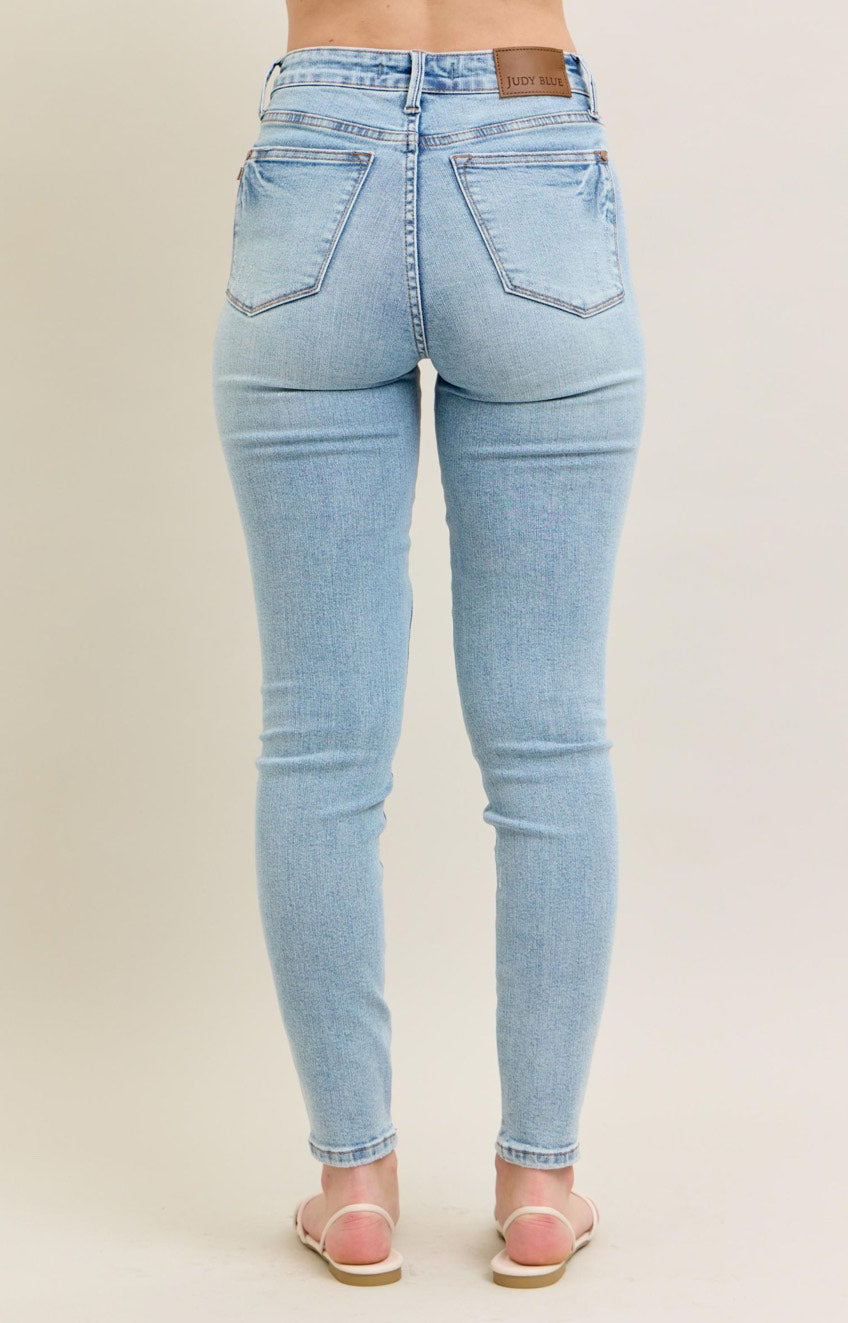 Mid Rise | Tummy Control | Vintage  Wash | Skinny