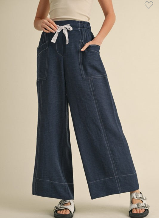 Wide Leg Lightweight Pants