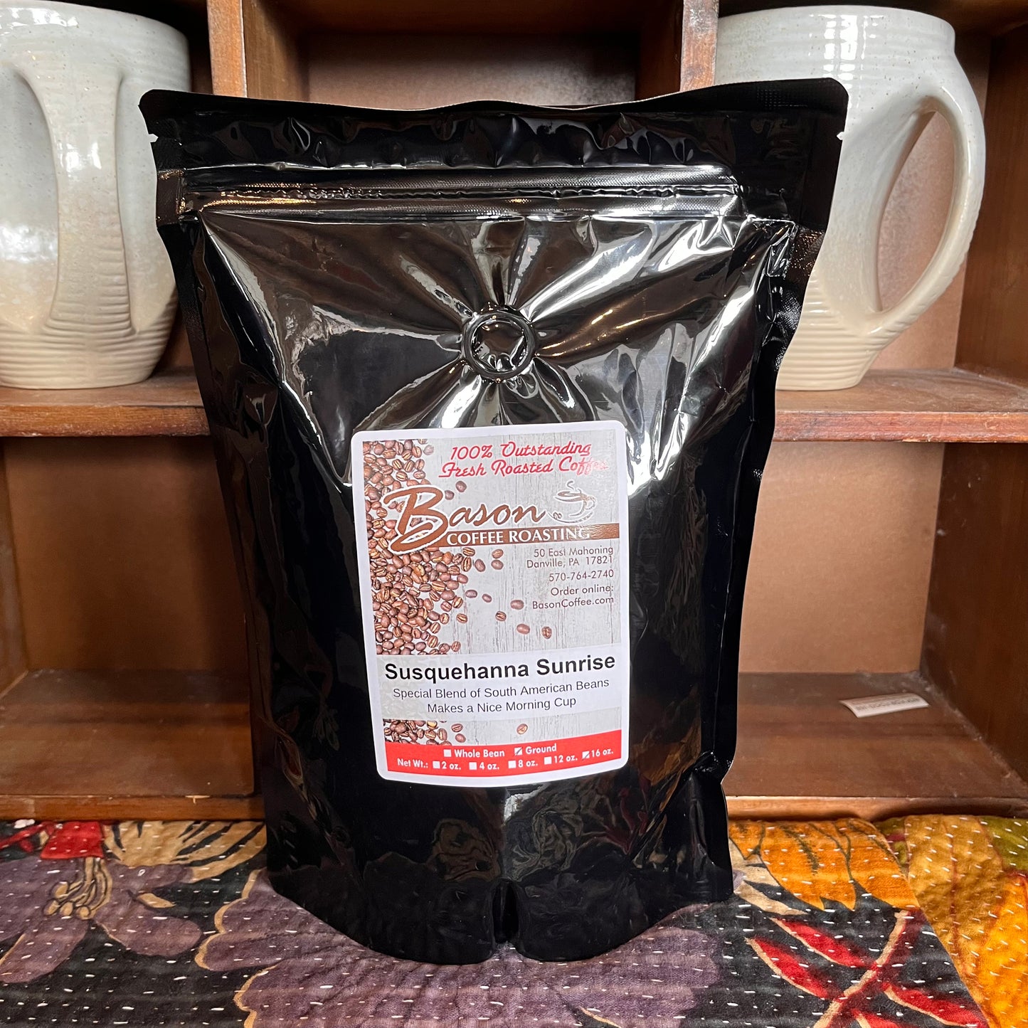 16oz. Bason Coffee | Susquehanna Sunrise