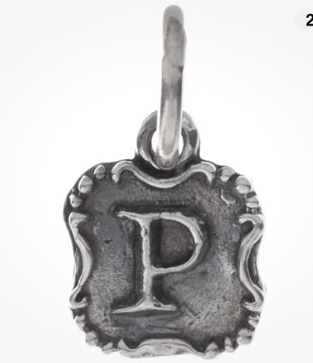 Crest Letter Charm