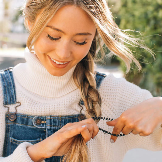 Teleties Hair Ties | Jet Black