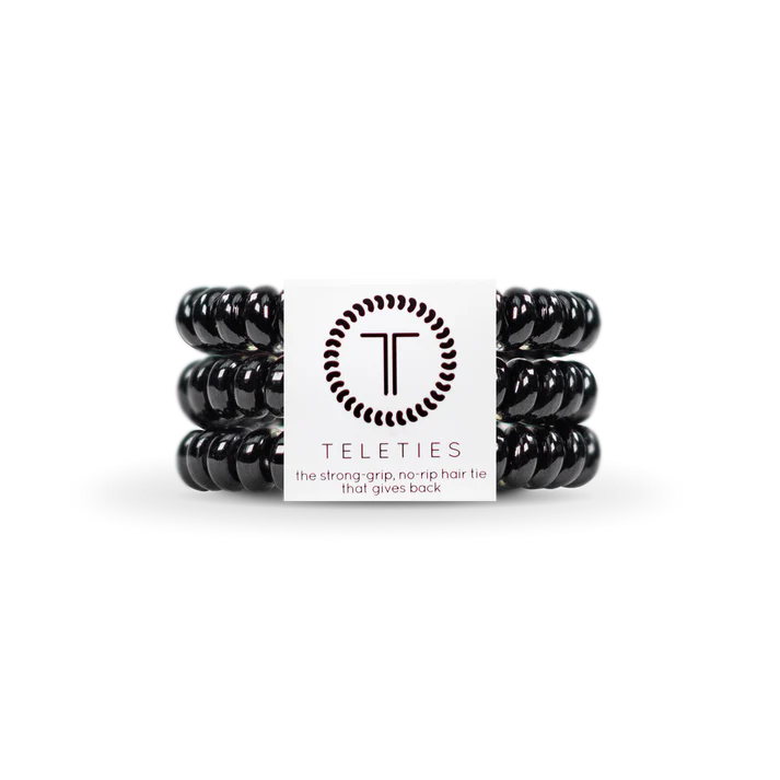 Teleties Hair Ties | Jet Black