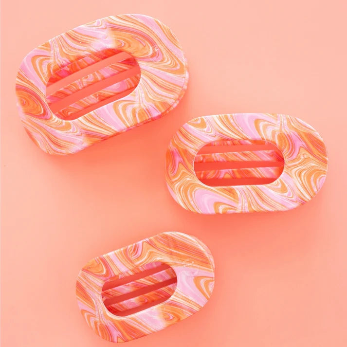 Teleties Flat Round Clip | Just Keep Swimming