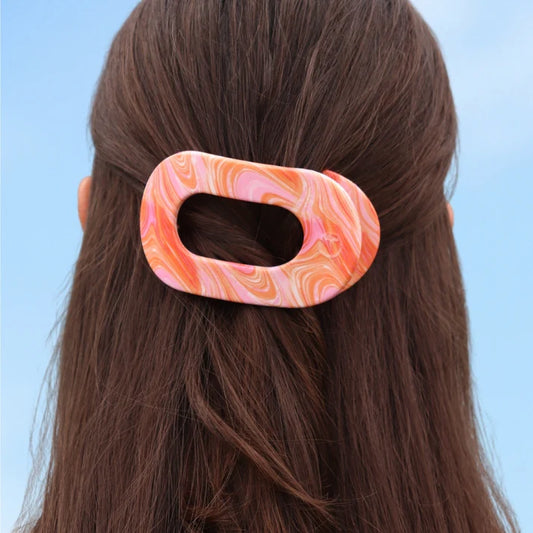 Teleties Flat Round Clip | Just Keep Swimming