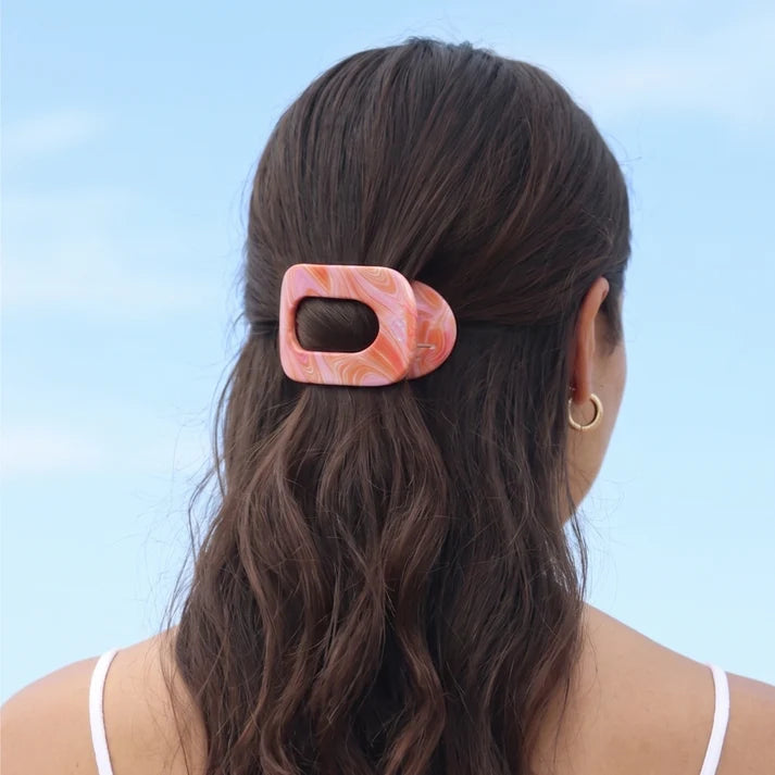 Teleties Flat Round Clip | Just Keep Swimming
