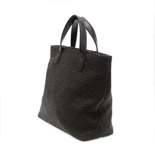 Lucy Large Straw Convertible Crossbody Tote