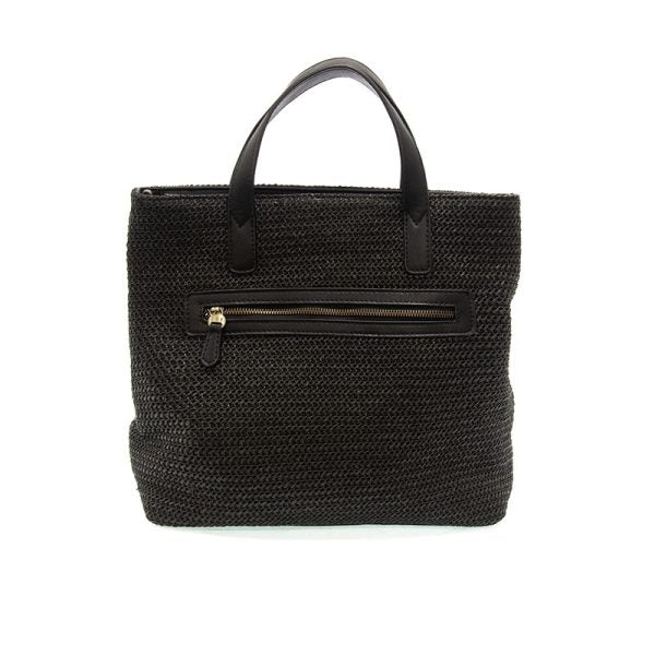 Lucy Large Straw Convertible Crossbody Tote