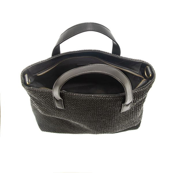 Lucy Large Straw Convertible Crossbody Tote