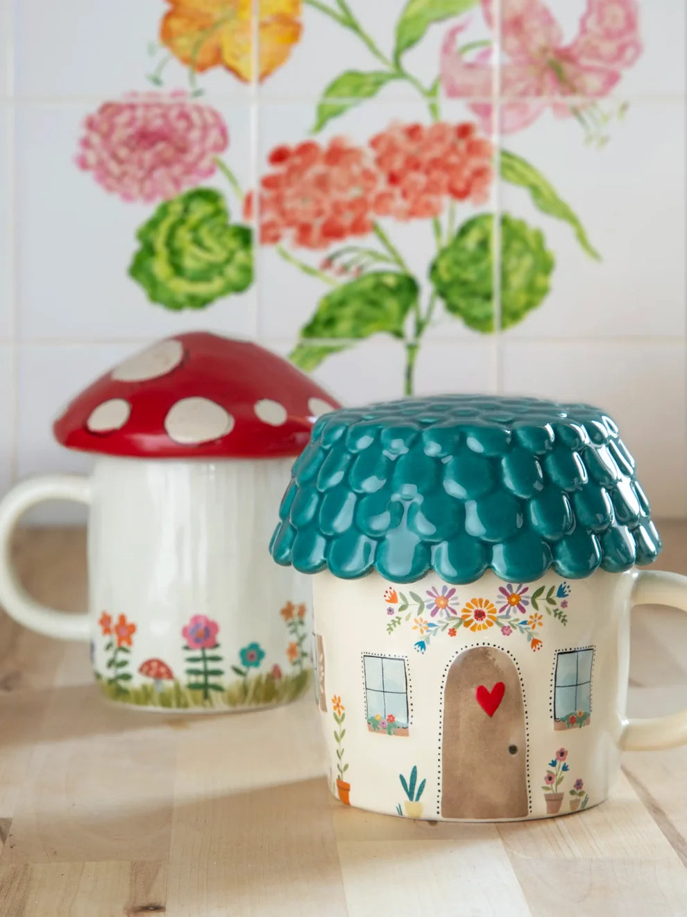 Lidded Mug | Cottage