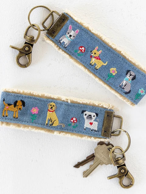 Embroidered Key Chain
