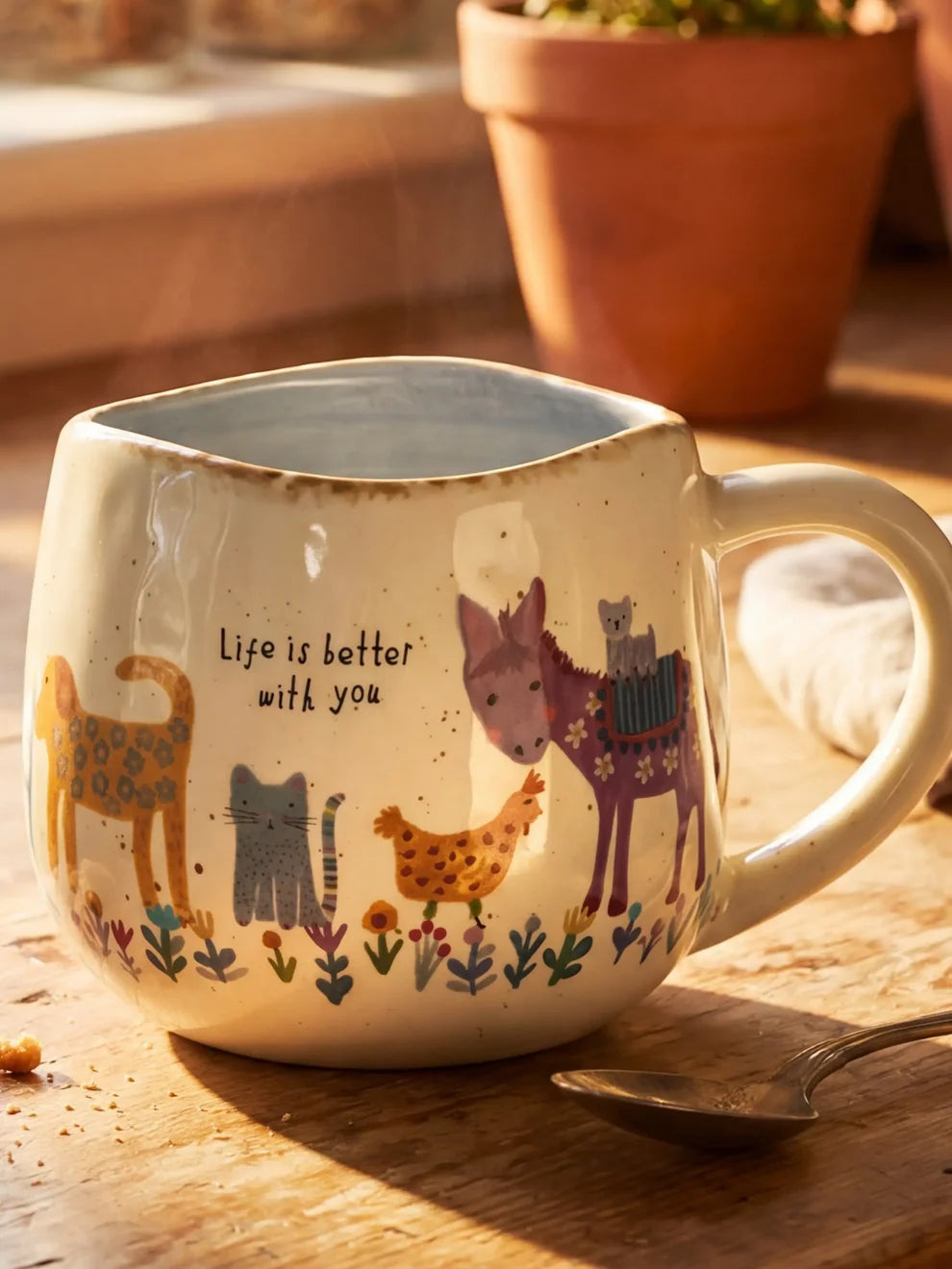 Artisan Coffee Mug |Life Is Better With You