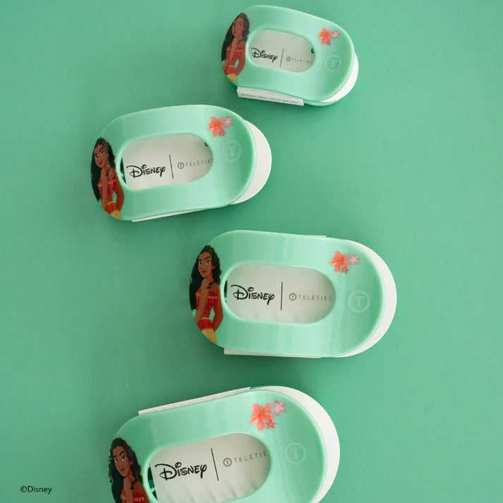 Teleties Flat Round Hair Clip | Moana