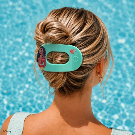 Teleties Flat Round Hair Clip | Moana