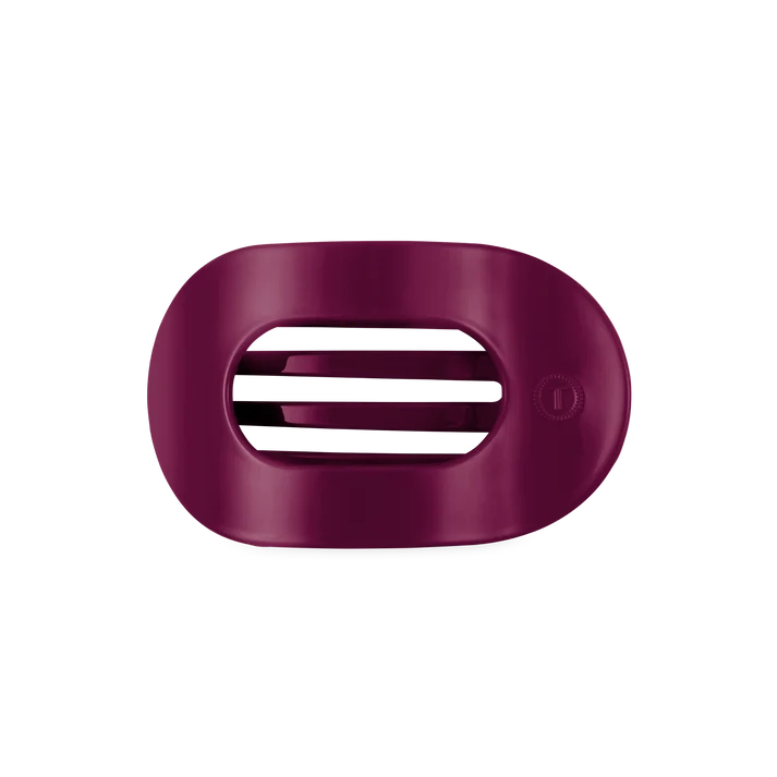 Teleties Flat Round Hair Clip | Mulberry