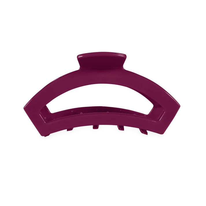 Teleties Open Hair Clip | Mulberry