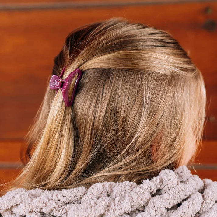Teleties Open Hair Clip | Mulberry