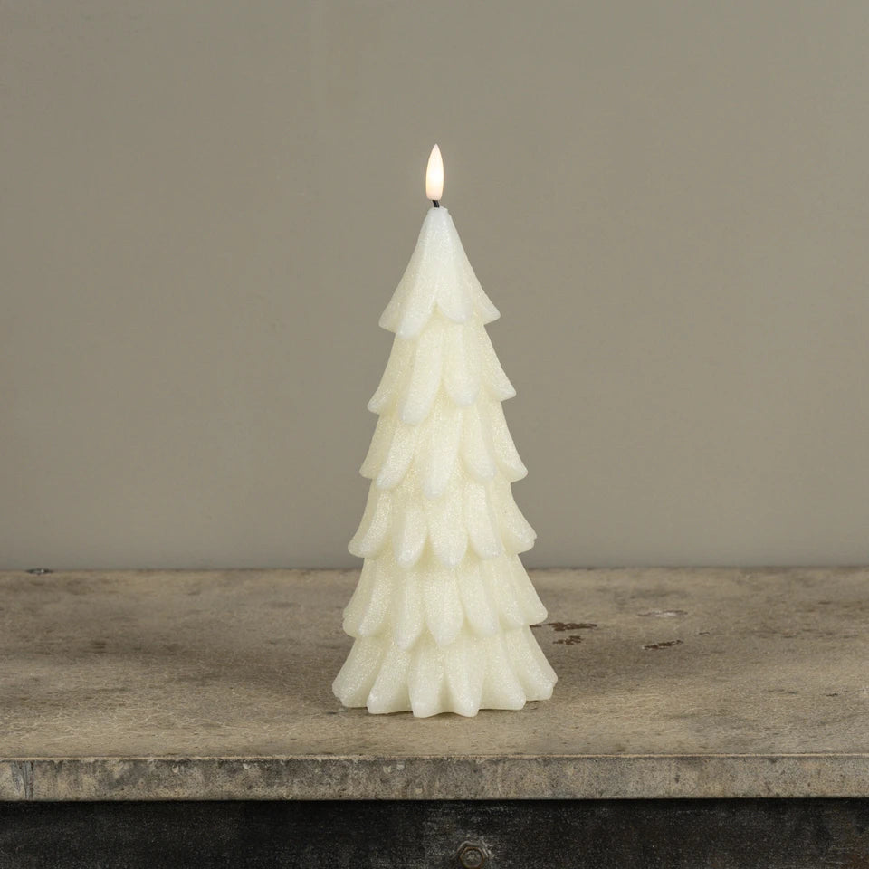 3D Flame Tee Candle | Cream