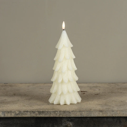 3D Flame Tee Candle | Cream