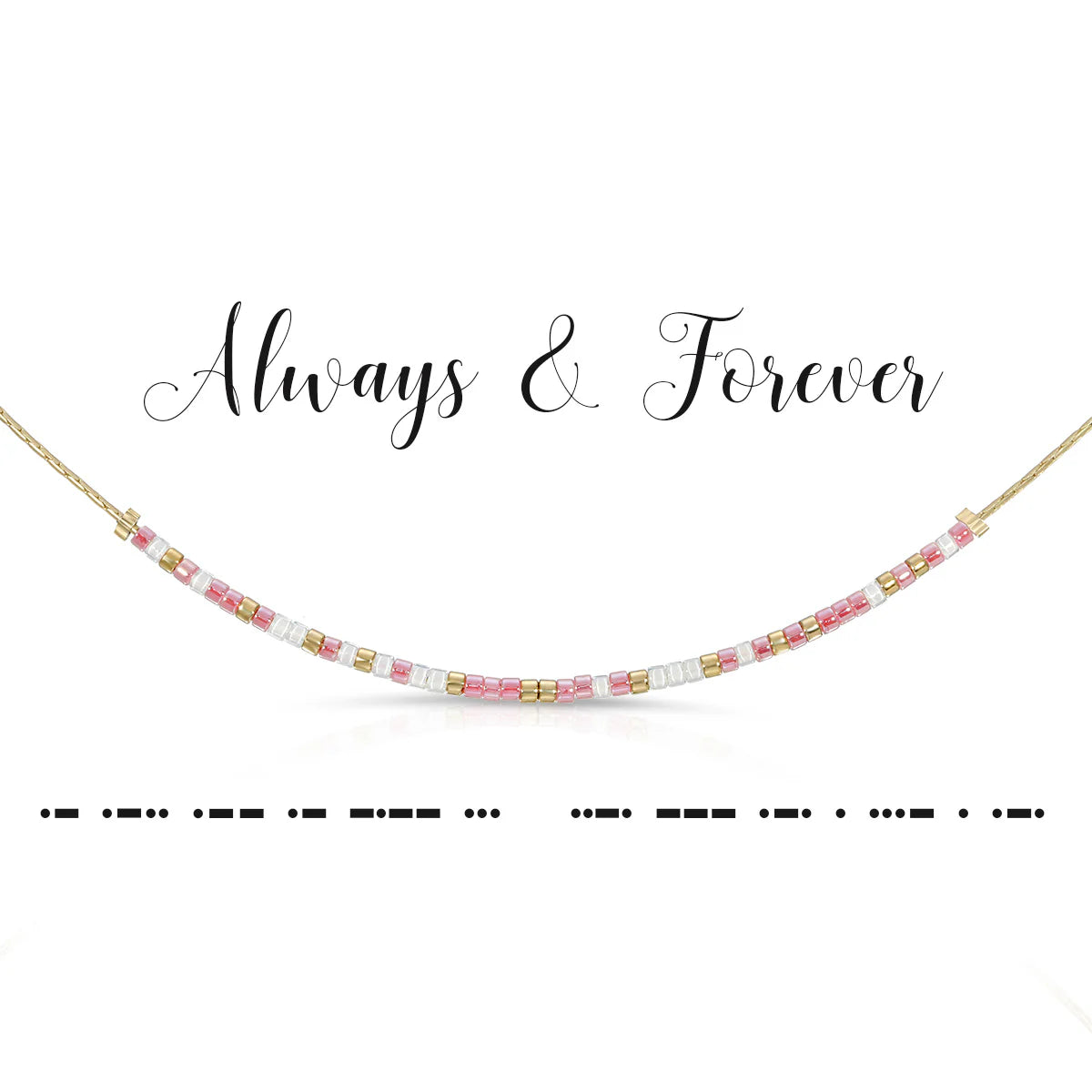 Morse Code Necklace | Always & Forever